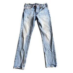 Levis 512 Mens Light Wash Denim Jeans Straight Fit sz36/34